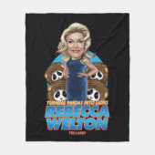Ted Lasso | Rebecca Welton Bobblehead Fleece Deken (Voorkant)