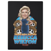 Ted Lasso | Rebecca Welton Bobblehead Klembord (Achterkant)