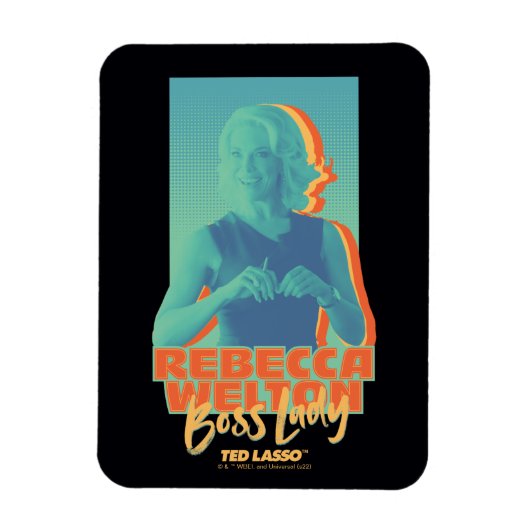 Ted Lasso | Rebecca Welton Boss Lady Graphic Magneet (Verticaal)
