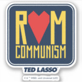 Ted Lasso | Rom Communism Graphic Sticker (Voorkant)