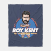 Ted Lasso | Roy Kent Bobblehead Fleece Deken (Voorkant)