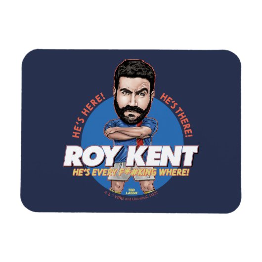 Ted Lasso | Roy Kent Bobblehead Magneet (Horizontaal)