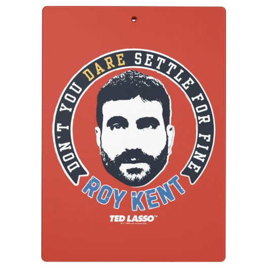 Ted Lasso | Roy Kent Don Dare Settle Klembord (Achterkant)