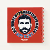 Ted Lasso | Roy Kent Don Dare Settle Notitieboek (Achterkant)