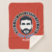 Ted Lasso | Roy Kent Don Dare Settle Sherpa Deken (Voorkant)