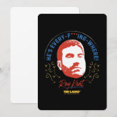 Ted Lasso | Roy Kent Hij is alles — waar Notitiekaartje (Voorkant / Achterkant)