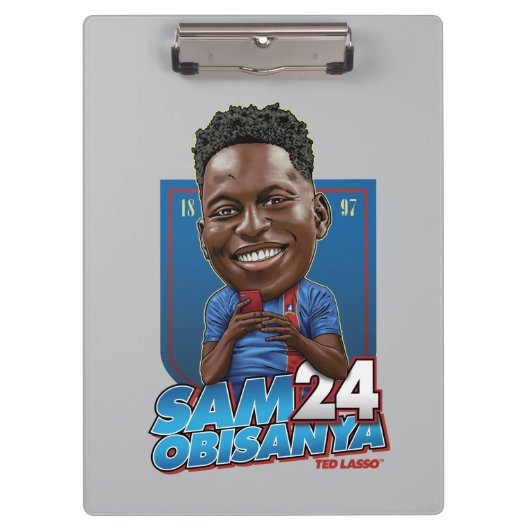 Ted Lasso | Sam Obisanya Bobblehead Klembord (Voorkant)