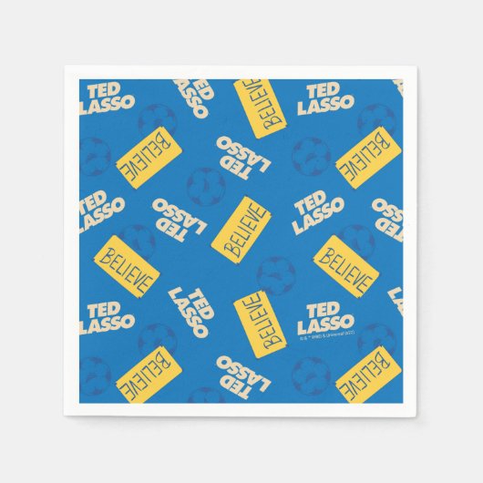 Ted Lasso Soccer Pattern Servet (Voorkant)
