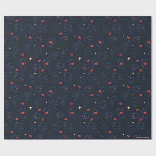 Ted Lasso | Tea and Biscuit Icon Toss Pattern Cadeaupapier (Vlak)