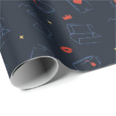Ted Lasso | Tea and Biscuit Icon Toss Pattern Cadeaupapier (Rol Hoek)