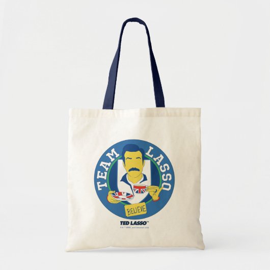Ted Lasso | Team Lasso Tea Iconic Avatar Tote Bag (Voorkant)