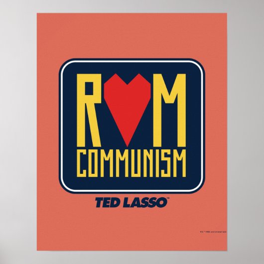 Ted Lasso | Uit communisme Poster (Voorkant)