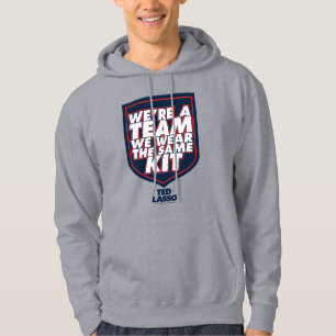 Ted Lasso We zijn een team Typografie Grafisch Hoodie