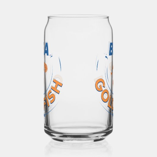 Ted Lasso | Wees een goudvis Blikvorm Glas (Rechts)