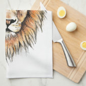 Ted the Lion Tea Towel Theedoek (Quarter Fold)