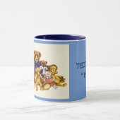 TEDDDDY BEAR HUGS MUG Blue (Centre)