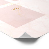 Teddibeer Baby Shower Raad de Verwachte Datum Kale Poster (Hoek)