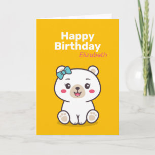 Teddibeer Illustratie Kaart
