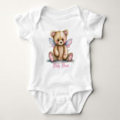 Teddibeer met vleugels babybeer romper (Voorkant)