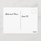 Teddibeer op fiets met ballonnen briefkaart (Achterkant)