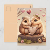 Teddies cartoon is niet correct. Een betere vertal Briefkaart (Voorkant / Achterkant)