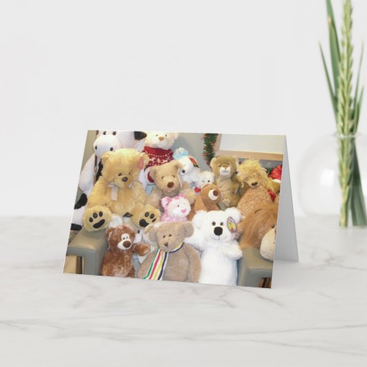 TEDDIES GROUP BIRTHDAY CARD KAART (Voorkant)