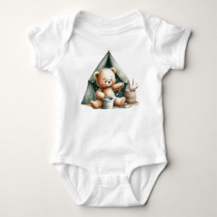 Teddies sous la tente, body bébé