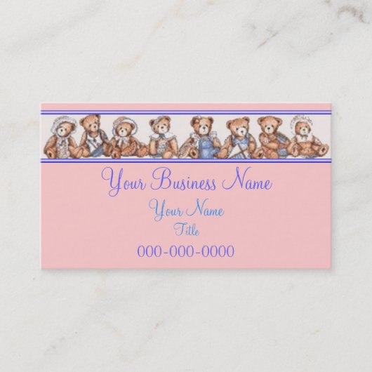 Teddies-Visitekaartje Visitekaartje (Voorkant)