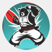 Teddy 47 ronde sticker (Voorkant)