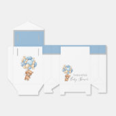 Teddy Balloon Barly Wait Favor Box Bedankdoosjes (Uitgevouwen)