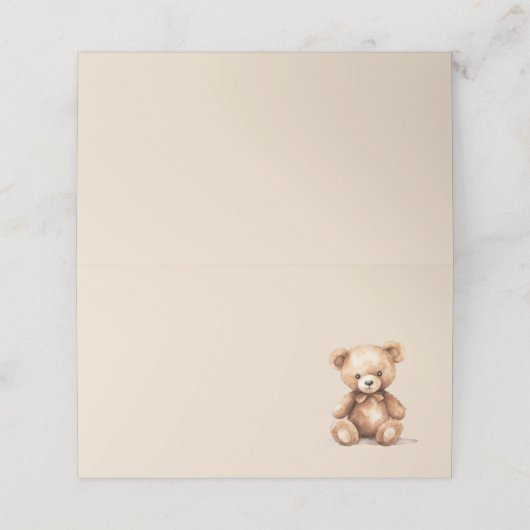 Teddy Bear (Buitenkant ongevouwen)