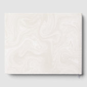 Teddy Bear 1st Birthday Blue Gastenboek (Achterkant)