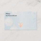 Teddy Bear 2 en Hearts Visitekaartje (Achterkant)