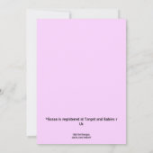 Teddy Bear and Moon Baby shower Invitation - Girl (Dos)