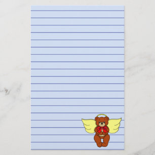 Teddy Bear Angel Briefpapier