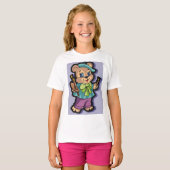 Teddy Bear Artiest T-shirt (Voorkant volledig)