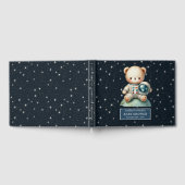 Teddy Bear Astronaut Baby shower Invité Livre des  (Complet)