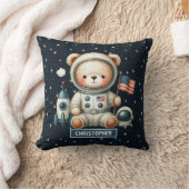 Teddy Bear Astronaut Decoratief Kussen Baby Boy (Deken)