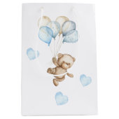 Teddy Bear Baby Baby shower Medium Cadeauzakje (Voorkant)