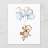 Teddy Bear Baby Beer raadt de Baby Voedselkaart. (Achterkant)