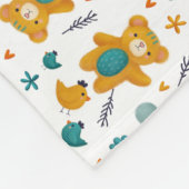 Teddy Bear Baby Blanket Fleece Deken (Hoek)
