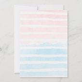 Teddy Bear Baby Boy Girl Shower Invitation (Dos)