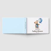 Teddy Bear Baby Jongen Douche Gastenboek (Volledig)