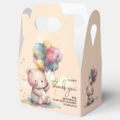 Teddy Bear Baby shower Bedankdoosjes (Geopend)