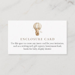 Teddy Bear Baby shower behuizing Kaart