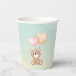 Teddy Bear Baby shower Cups Papieren Bekers