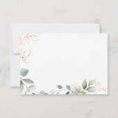 Teddy Bear Baby shower Dank je wel (Achterkant)