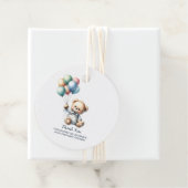 Teddy Bear Baby shower Dank je wel Bedankjes Labels (In situ)