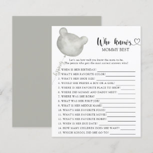 Teddy Bear baby shower, die mama het beste kent