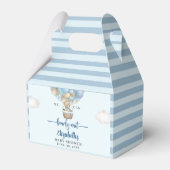 Teddy Bear Baby Shower for Boy Bedankdoosjes (Voorkant Zijde)